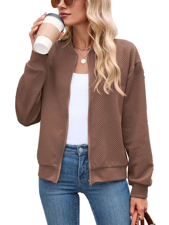Women's Quilted High-Neck Understated Puffer Jacket