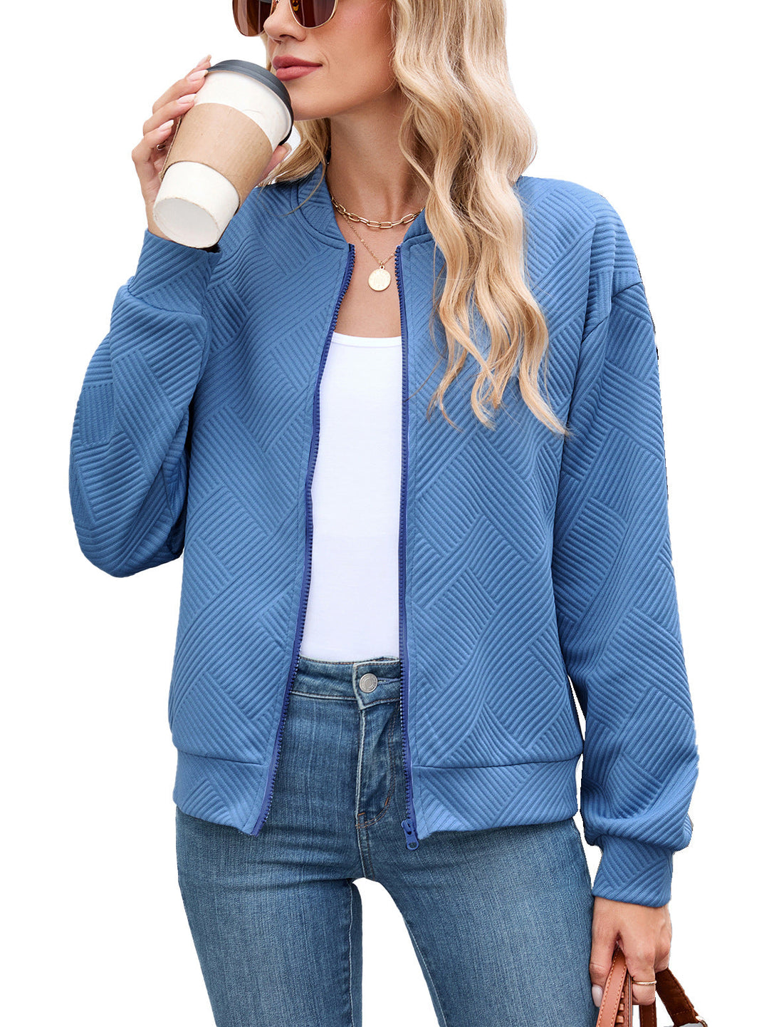 Women's Quilted High-Neck Understated Puffer Jacket
