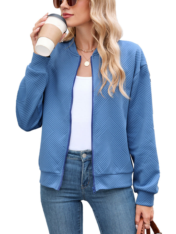 Women's Quilted High-Neck Understated Puffer Jacket