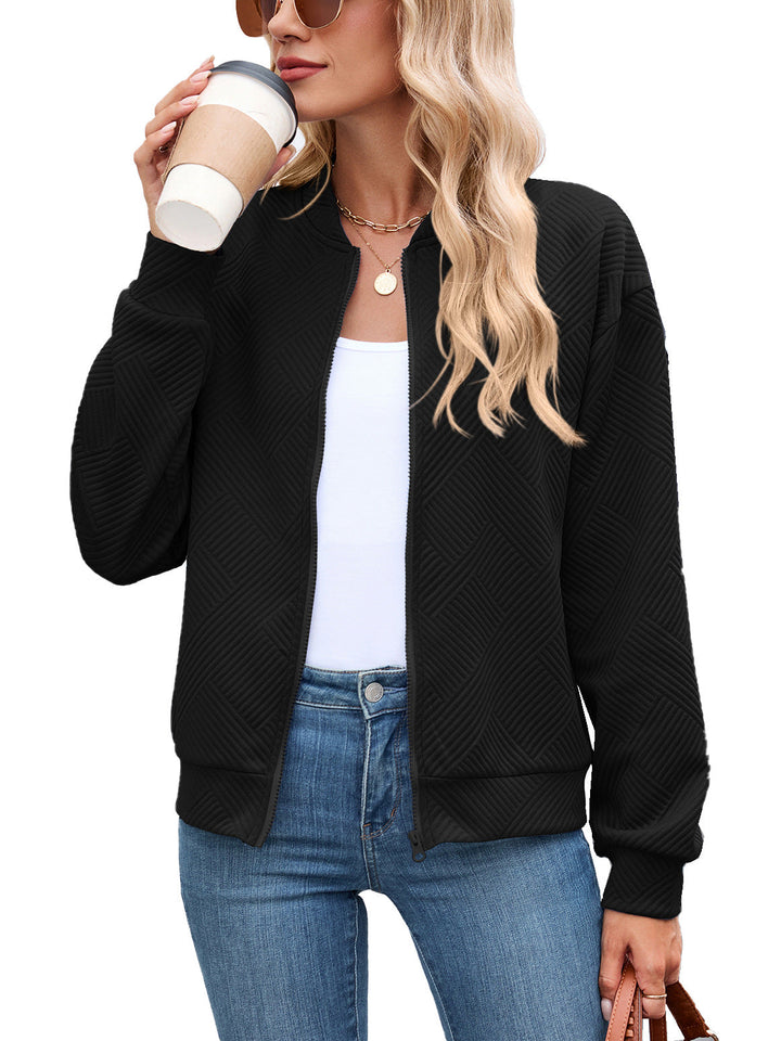 Women's Quilted High-Neck Understated Puffer Jacket