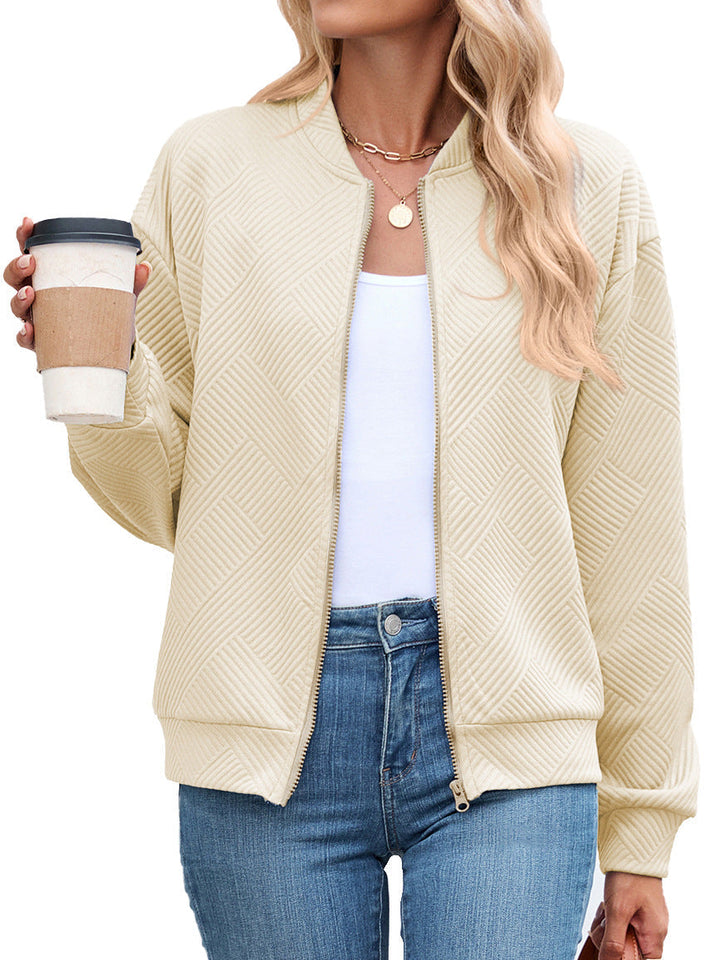 Women's Quilted High-Neck Understated Puffer Jacket