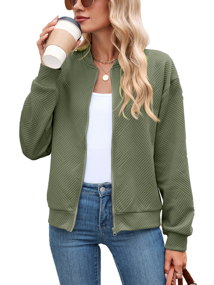 Women's Quilted High-Neck Understated Puffer Jacket