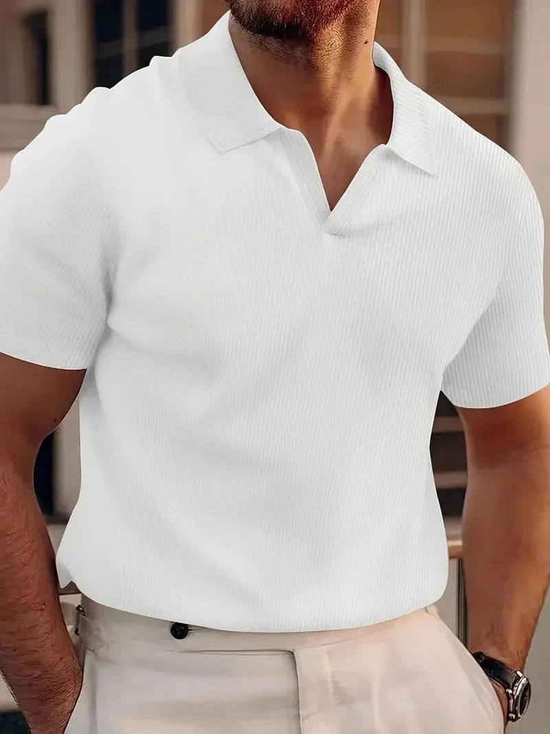 Tade | Men's Stylish Summer Polo Shirt-The Yellow Prime