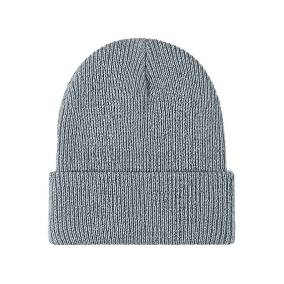 Women's Warm Versatile Beanie - Folded Cuff Ribbed Knit Winter Hat-The Yellow Prime