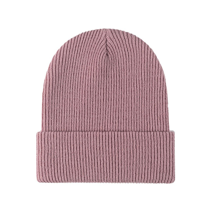 Women's Warm Versatile Beanie - Folded Cuff Ribbed Knit Winter Hat-The Yellow Prime