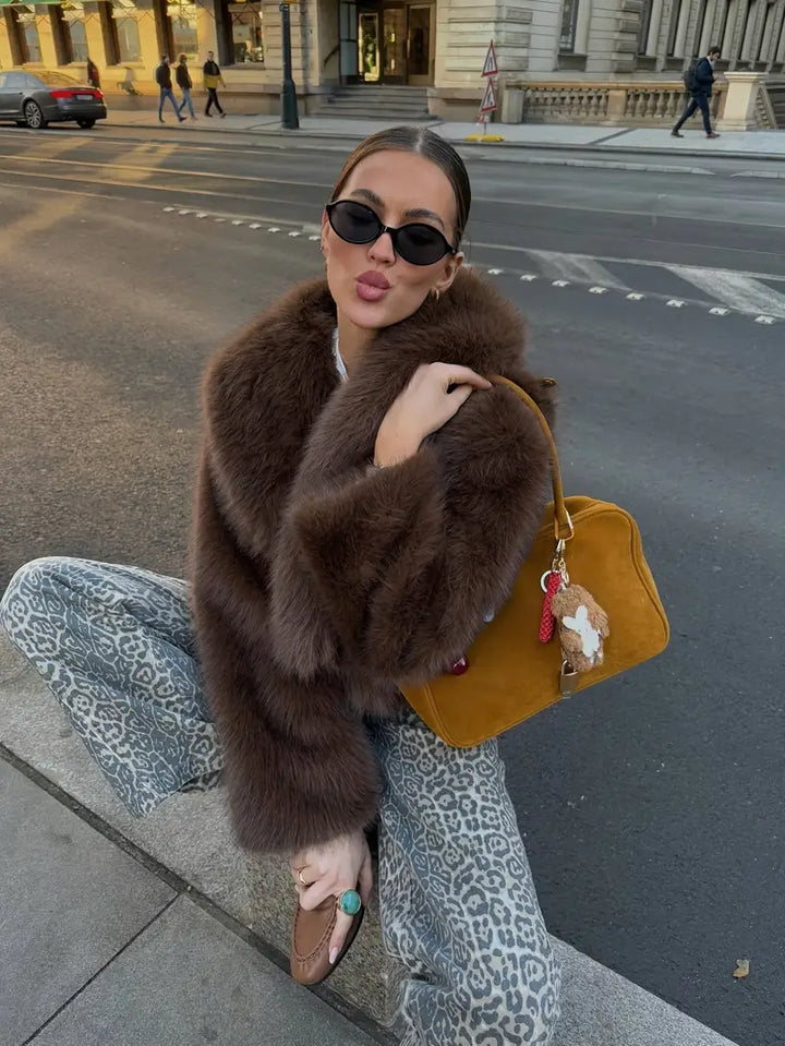Jules | Women's Deluxe Fur Jacket-The Yellow Prime