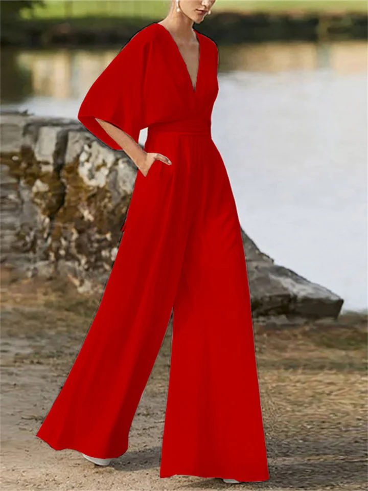 Women's Timeless Elegant Overall Jumpsuit-The Yellow Prime