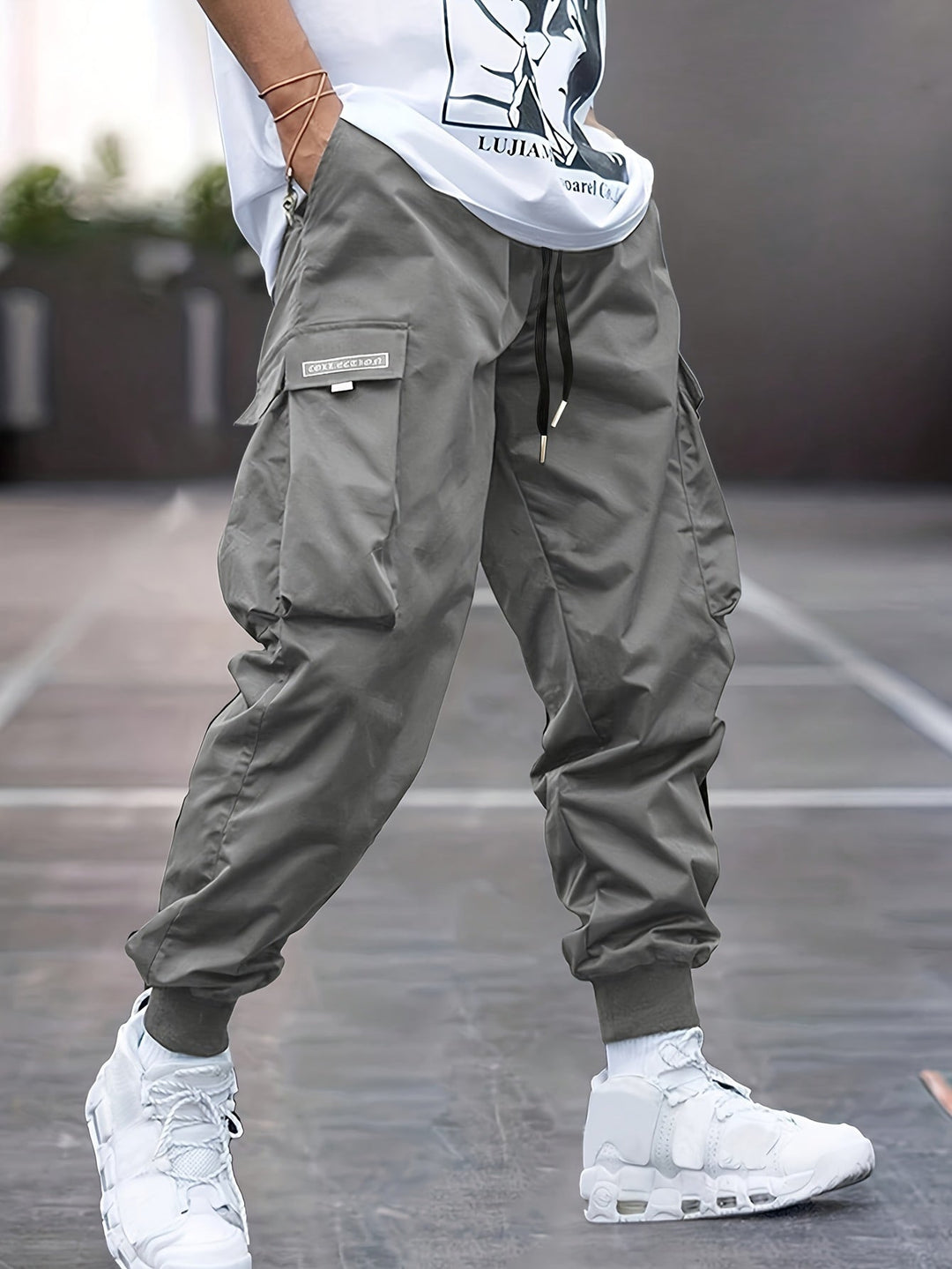 Oliver | Men's Cuffed Ankle Cargo Jogger Trousers