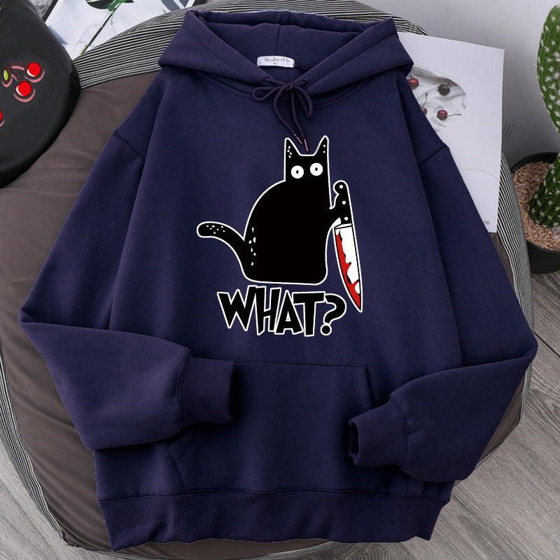 Men's Oversized Graphic Hoodie - Casual Wool Lined Pullover-The Yellow Prime