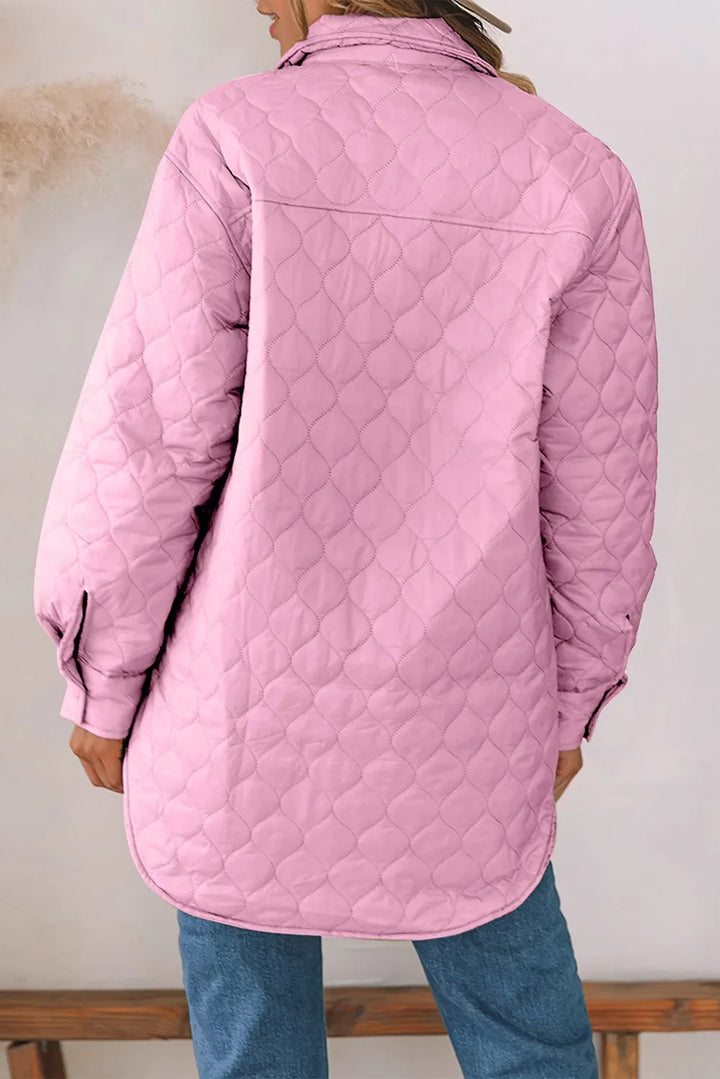 Women's Winter Coat, Snap Front, Collared, Sizes S-2XL