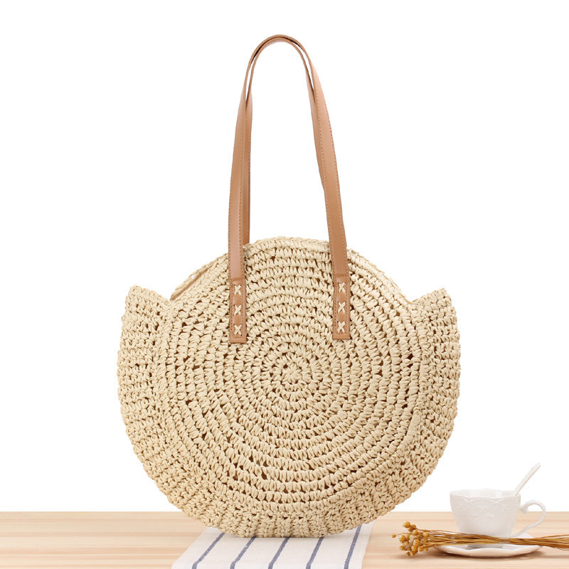 Chelsea | Women's Stylish Handcrafted Straw Handbag-The Yellow Prime