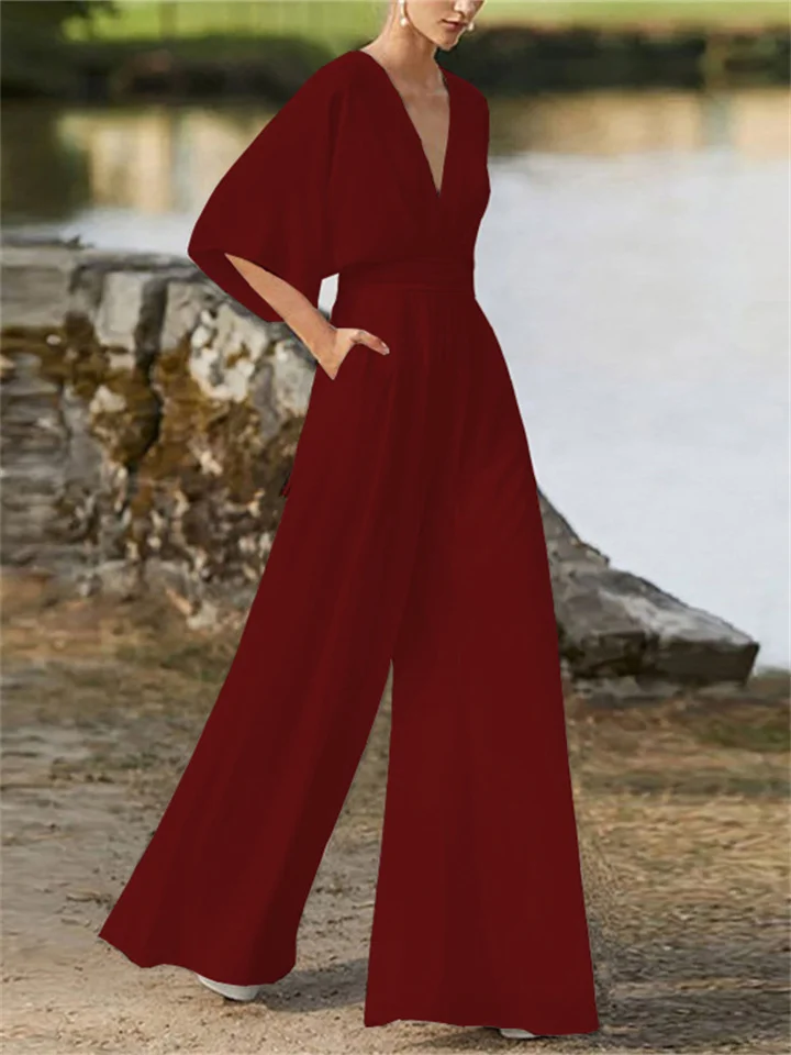 Women's Timeless Elegant Overall Jumpsuit-The Yellow Prime