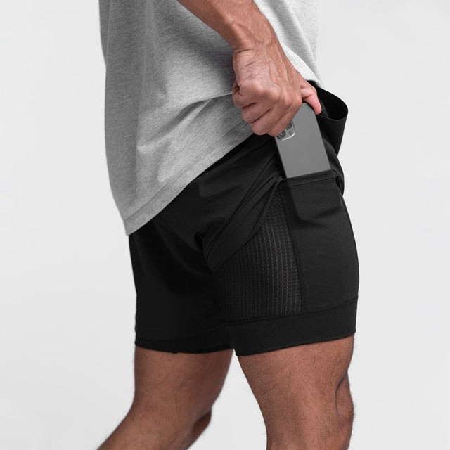 Men's Athletic Workout Shorts-The Yellow Prime