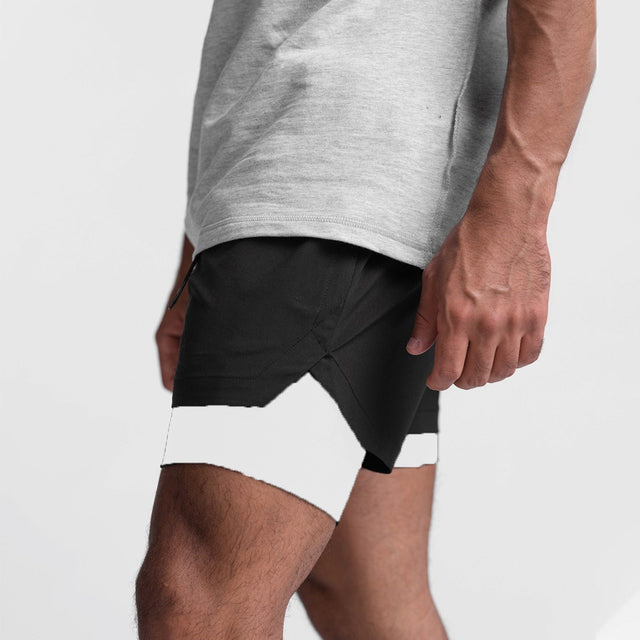 Men's Athletic Workout Shorts-The Yellow Prime