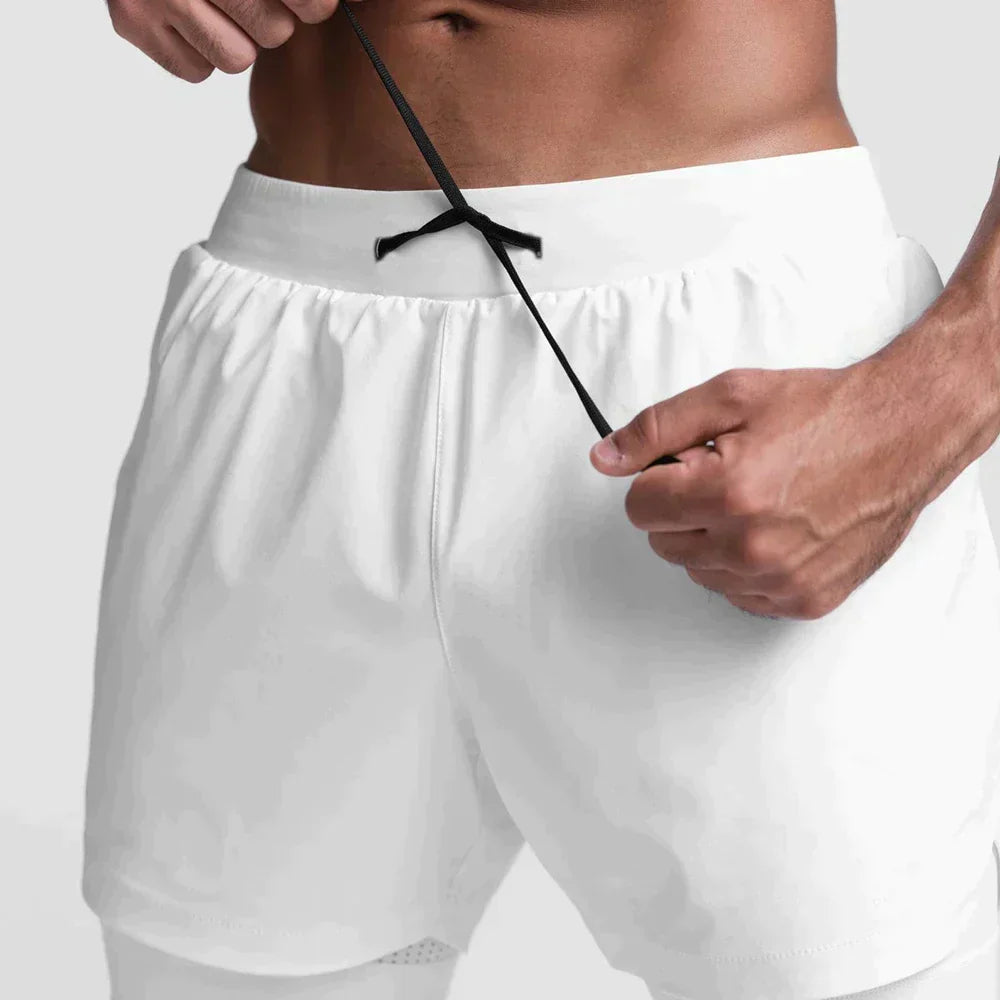 Men's Athletic Workout Shorts-The Yellow Prime