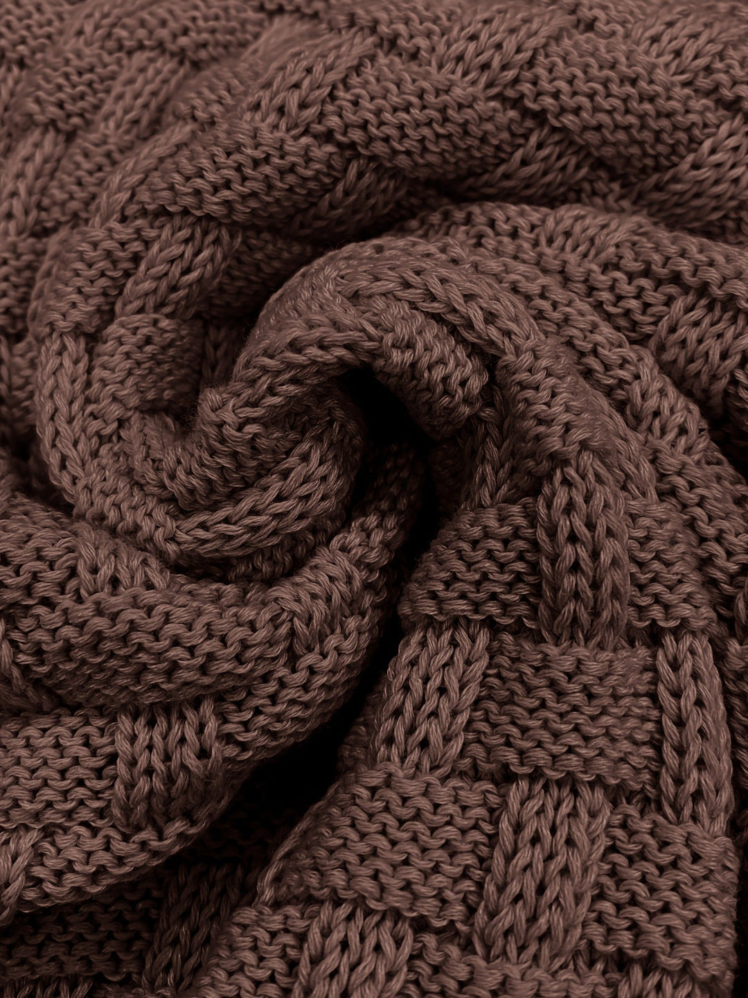 Men's Classic Textured Shawl-Collar Sweater