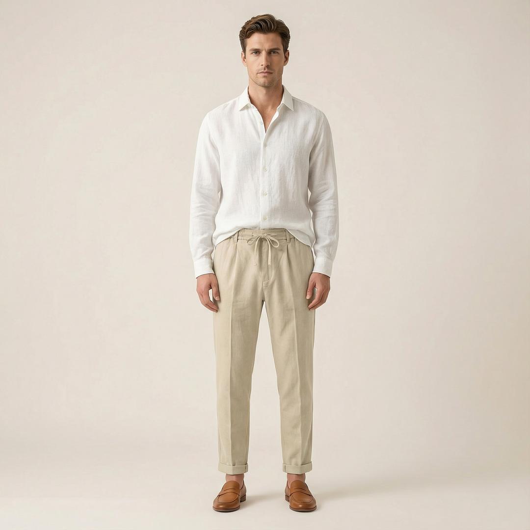 Men's Casual Beach Trousers-The Yellow Prime
