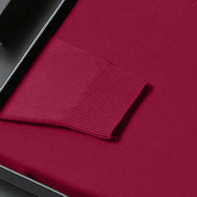 Men's Sophisticated Mock Neck Sweater