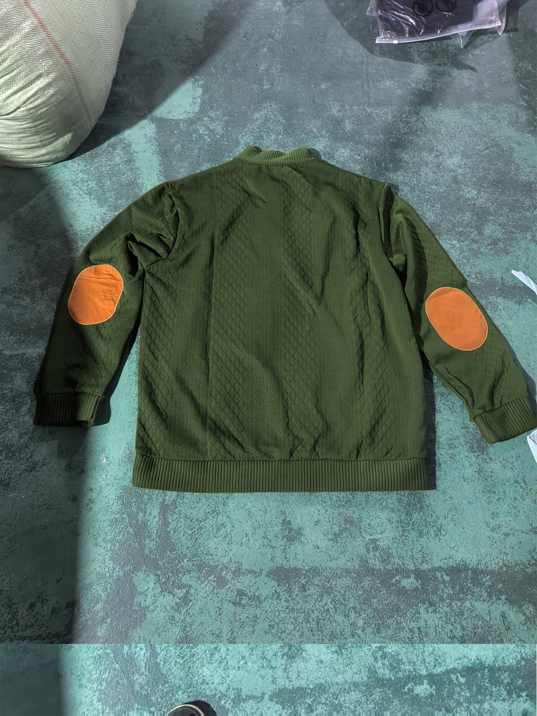 Men's Classic Stand Collar Henley Sweater