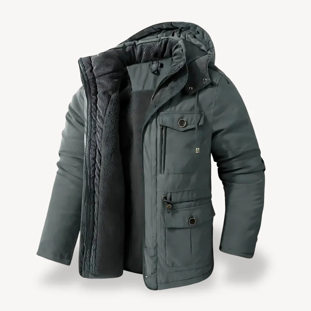 Men's Functional Heavy Winter Jacket for Cold Weather