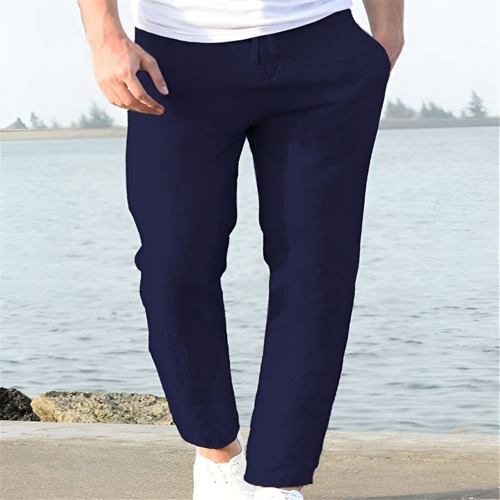 Men's Lightweight Linen Summer Pants – Comfortable and Airy Design-The Yellow Prime