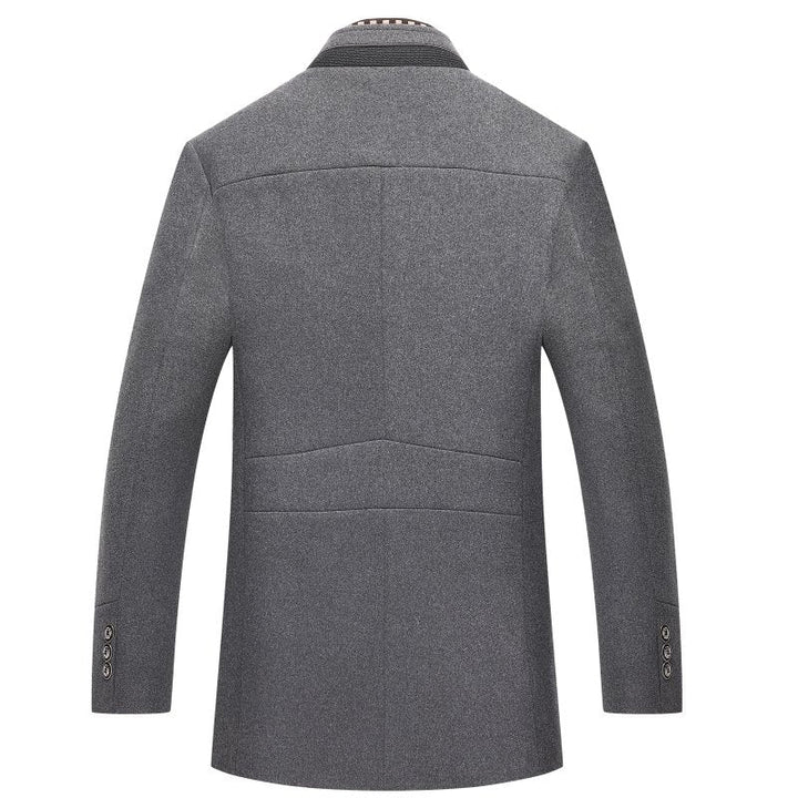 Mænds oversized, minimalistiske og eksklusive frakke