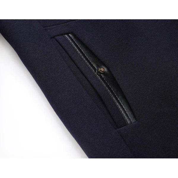 Mænds oversized, minimalistiske og eksklusive frakke