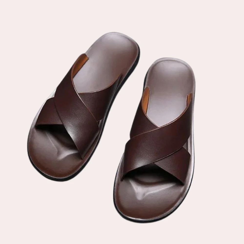Summer Men's Sandals with Durable Straps - Comfortable Footwear-The Yellow Prime
