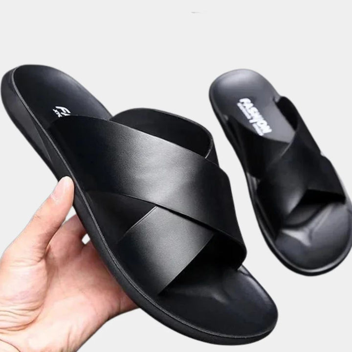 Summer Men's Sandals with Durable Straps - Comfortable Footwear-The Yellow Prime