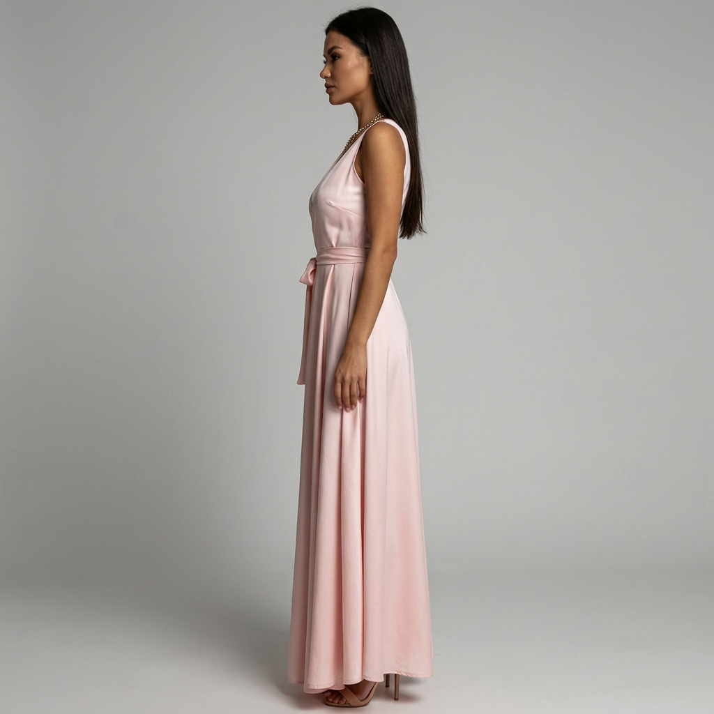 Samantha | Elegant Wrap Dress for Women's Wedding Guests-The Yellow Prime