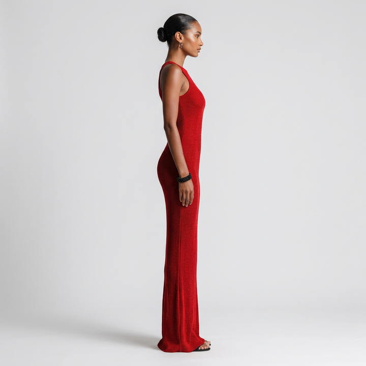 Vale | Emma | Sleeveless Maxi Dress for Women-The Yellow Prime