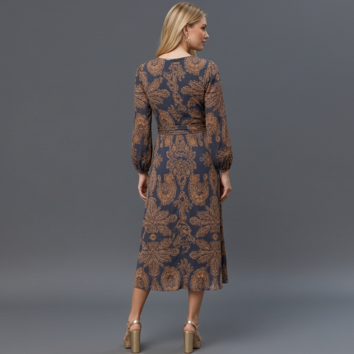 Emily | Floral A-Line Maxi Dress for Women - Summer Style-The Yellow Prime