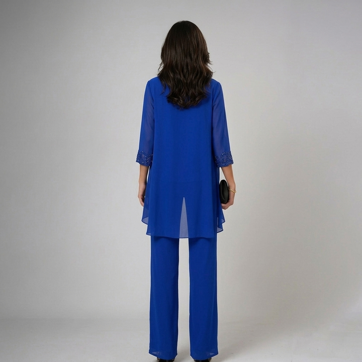 Iva | Women's Elegant Three-Piece Set-The Yellow Prime