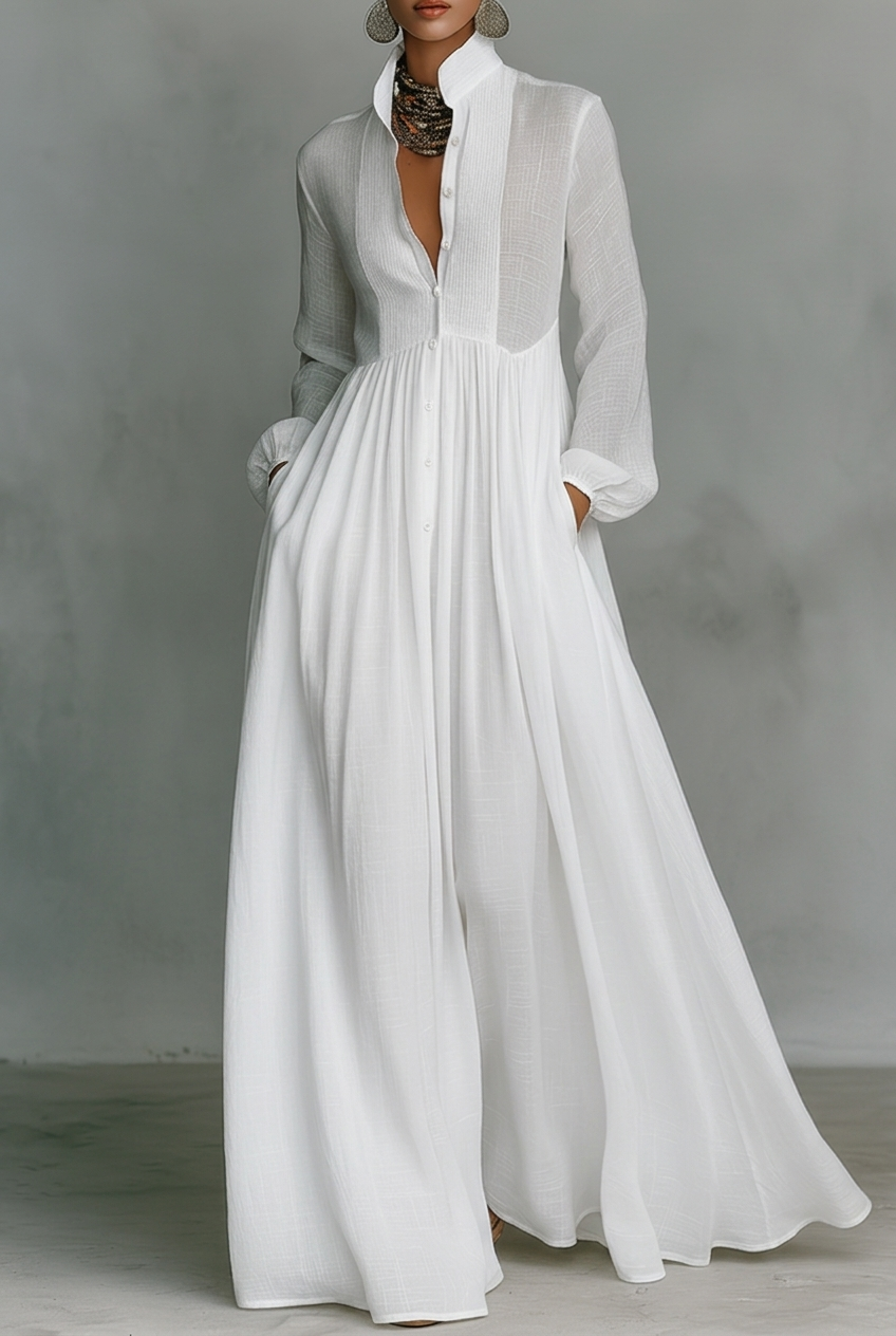 Sylvia | Women's Elegant Long Dress-The Yellow Prime