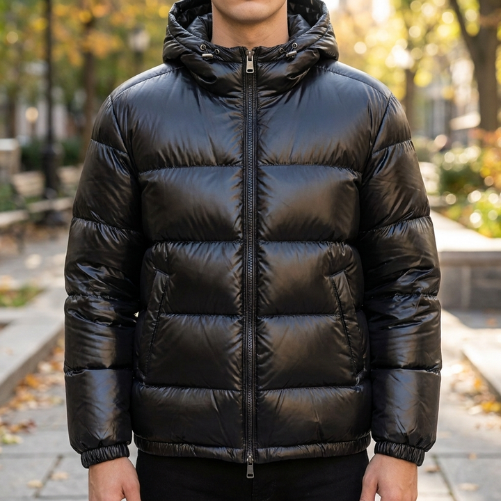 Men's Water-Repellent Down Puffer Jacket