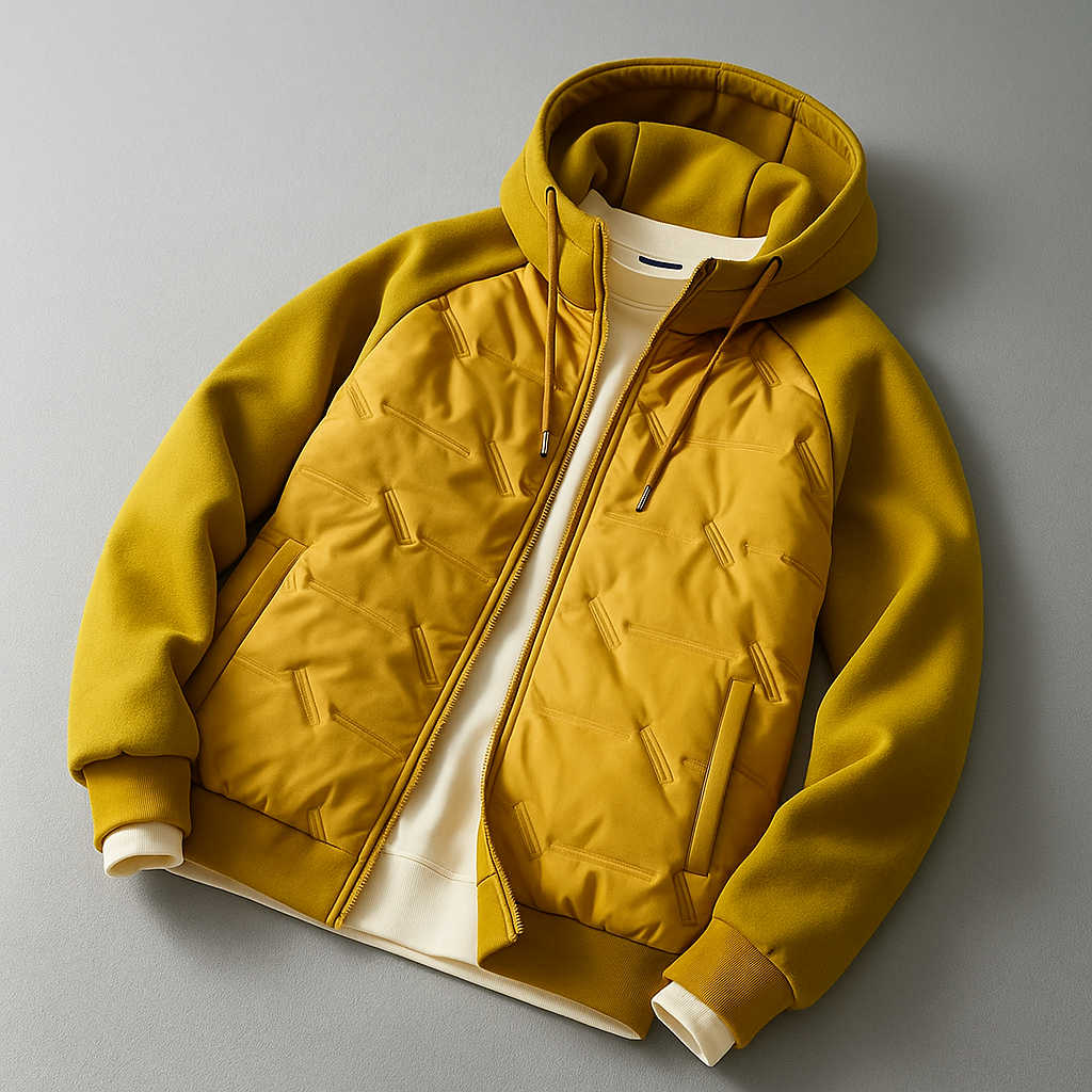 Men's Hooded Oversized Sleek Winter Coat