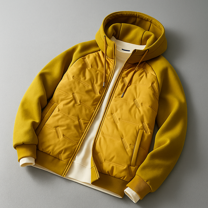 Men's Hooded Oversized Sleek Winter Coat