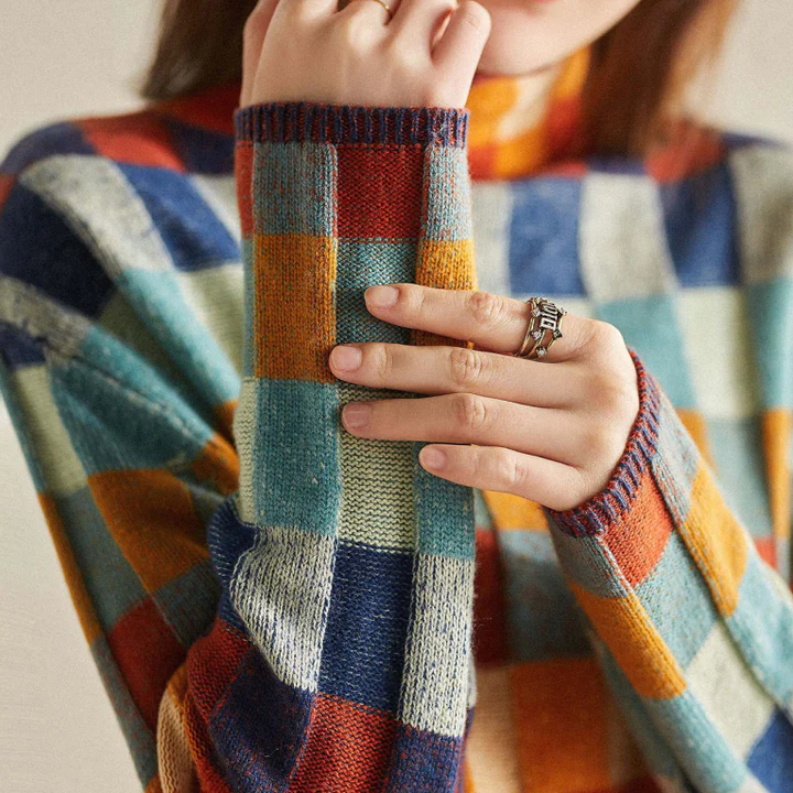 Cozy Women's Turtleneck Sweater-The Yellow Prime