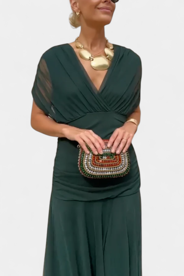 Victoria | Women's Off-Shoulder Evening Gown-The Yellow Prime