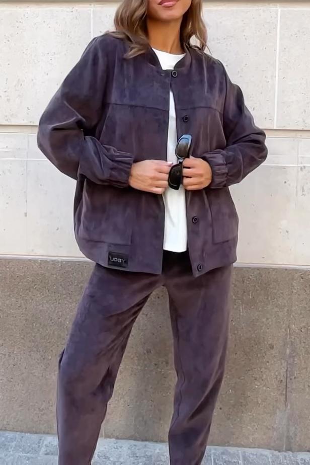 Men's Comfortable Vintage Set with Soft Fabric