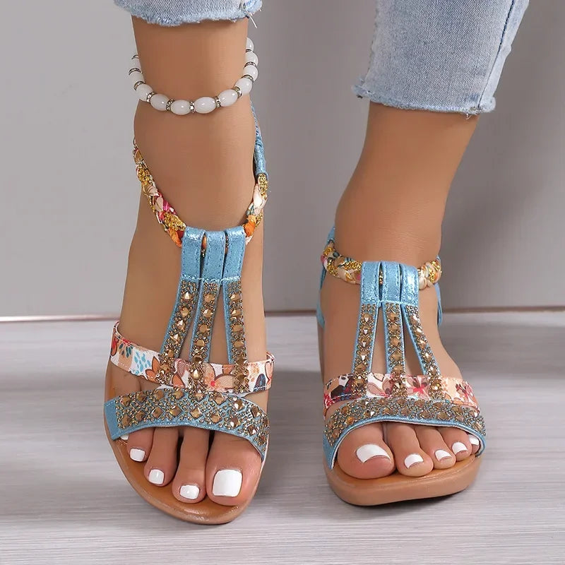 Women's Chic Boho Style Sandals-The Yellow Prime