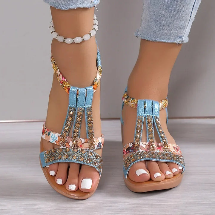 Women's Chic Boho Style Sandals-The Yellow Prime
