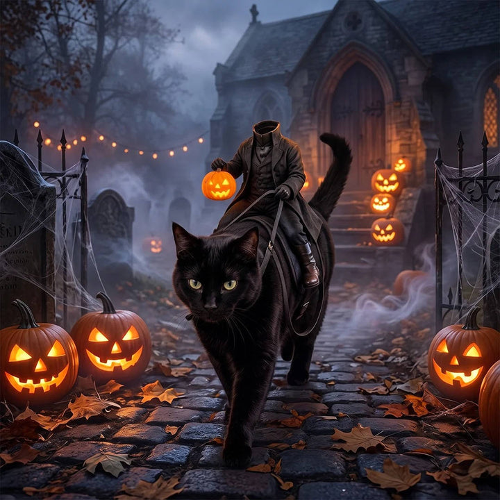 Costume da animale domestico del Cavaliere senza testa di Halloween per gatti e cani