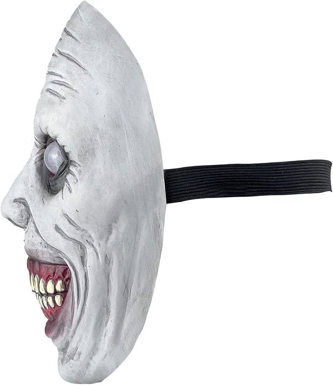 Halloween-gruselige weiße Dämonenmaske für Cosplay und Kostümpartys