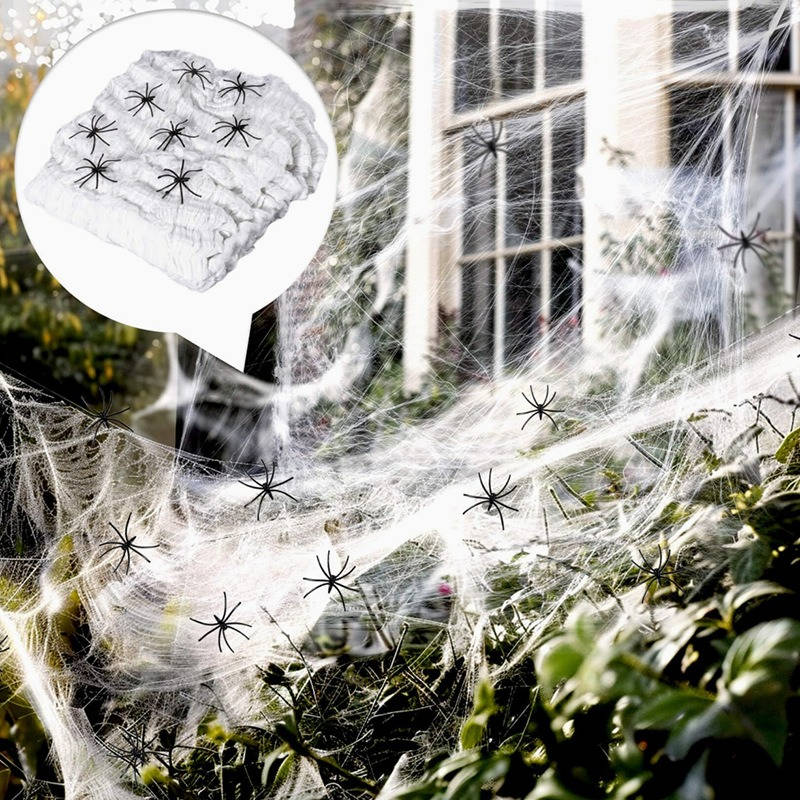 Halloween 5 FT gigantische zwarte spinnenversieringen voor binnen en buiten