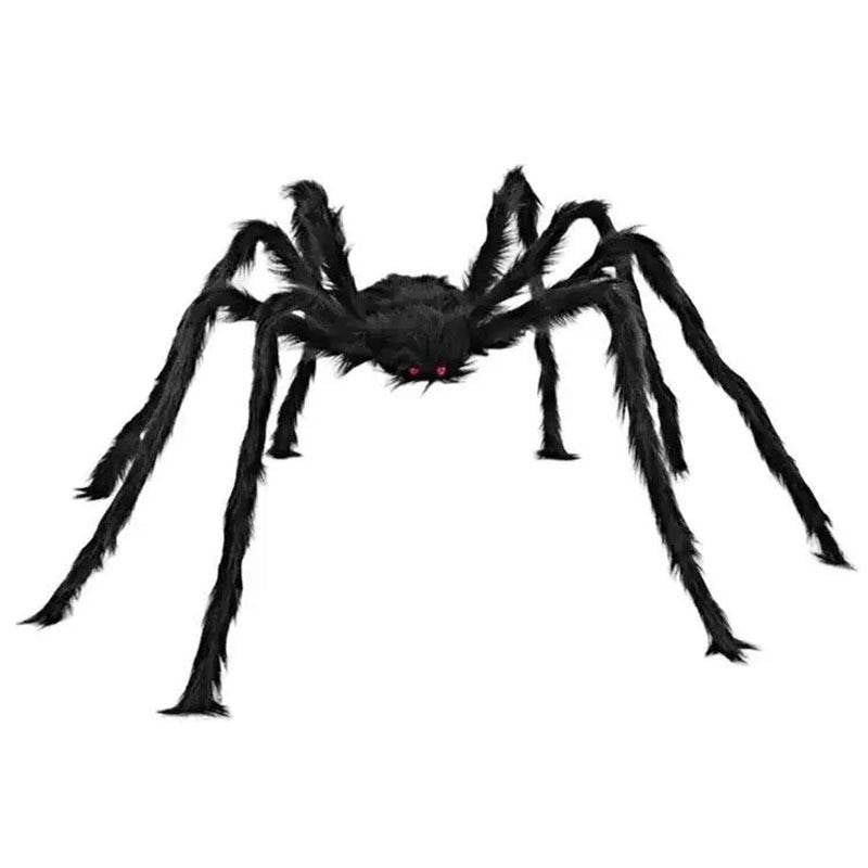 Halloween 5 FT gigantische zwarte spinnenversieringen voor binnen en buiten