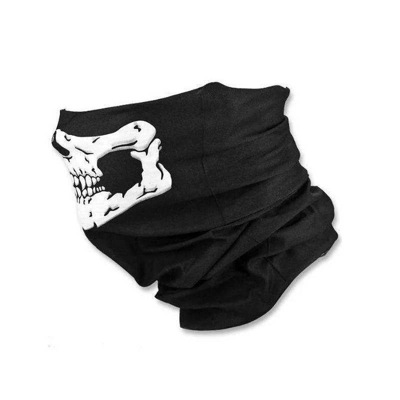 Disfraz de Halloween de la Parca con ojos brillantes y guantes de esqueleto