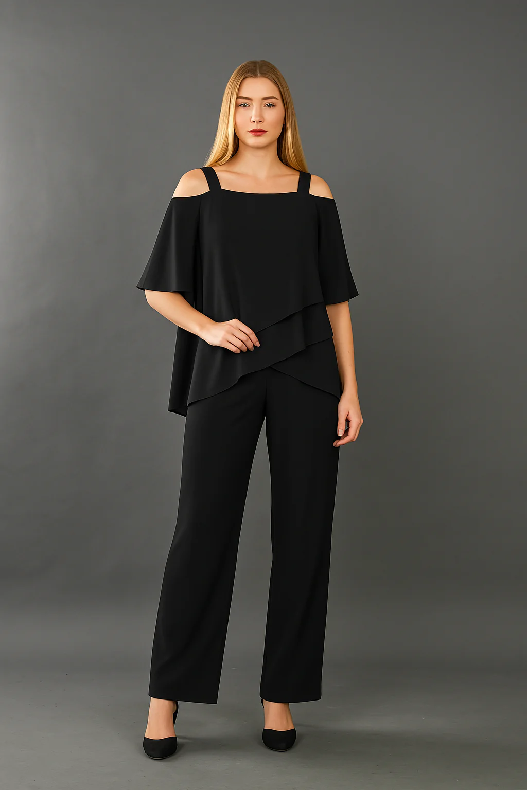 Women's Stylish One-Shoulder Casual Jumpsuit-The Yellow Prime