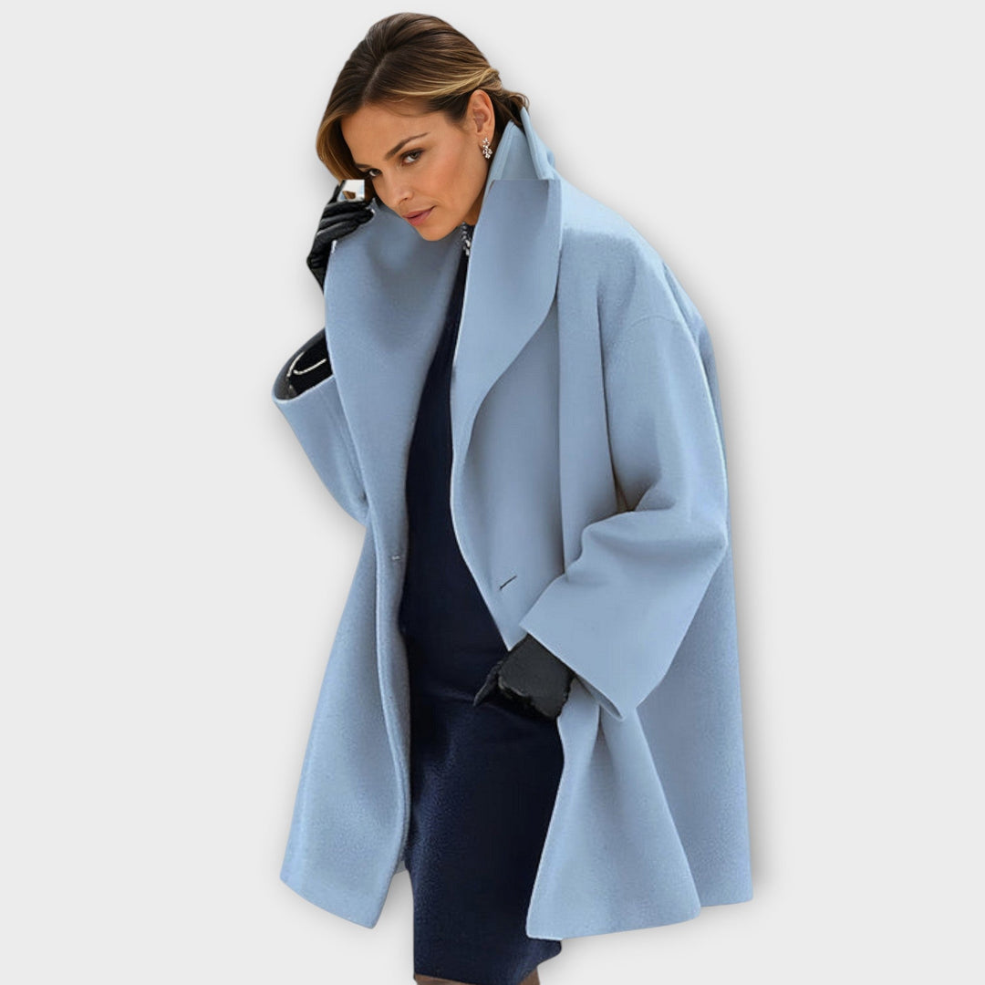 Vania | Women's Elegant Hooded Coat-The Yellow Prime