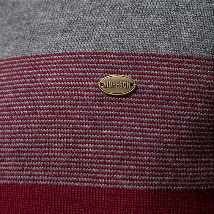 Men's Classic Quarter-Zip Knit Sweater